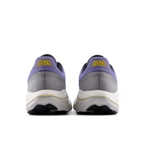 New Balance Men's Fresh Foam X 860 V14 Running Shoe, Slate Grey/Dream State/Ginger Lemon, 10.5 M