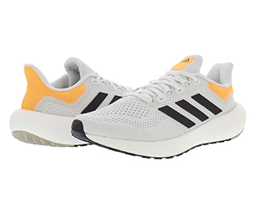 adidas Pureboost Jet Unisex Shoes Size 12, Color: Dove/Black/Orange
