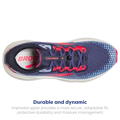 Brooks Women’s Caldera 6 Trail Running Shoe - Deep Cobalt/Diva Pink/Oyster Mushroom - 7 Medium