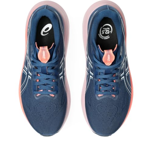 ASICS Women's GT-2000 14 Running Shoes, 10, Twilight Blue/White