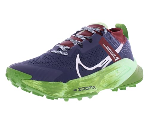 Nike Zegama Women's Trail Running Shoes (DH0625-403, hunder Blue/Chlorophyll/Dark Team Red) Size 6 - product image