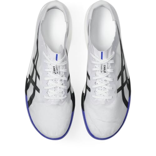 ASICS Unisex METASPEED RAY Running Shoes, 12M / 13.5W, White/Cobalt Burst