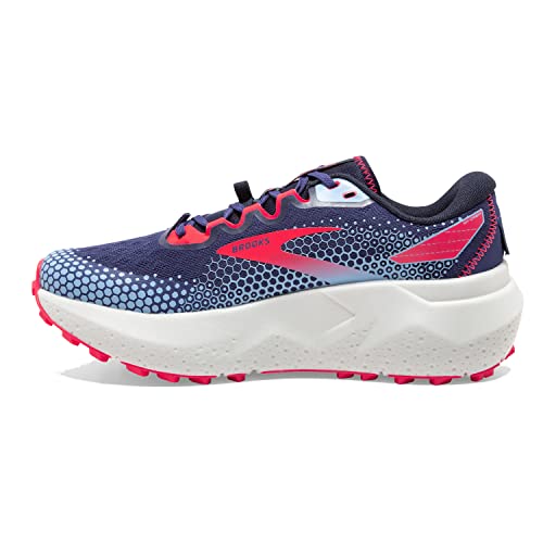 Brooks Women’s Caldera 6 Trail Running Shoe - Deep Cobalt/Diva Pink/Oyster Mushroom - 7 Medium