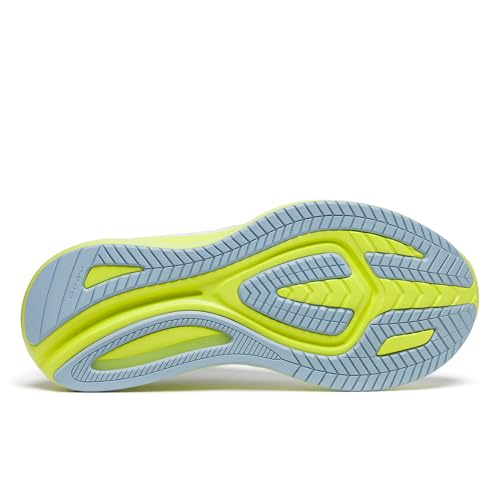 Saucony Women's Omni 22 Sneaker, White/Sunny, 7