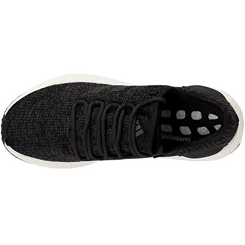 Adidas Performance Men's Pureboost Shoe, Black/Dark Solid Grey/Black, 5 Medium US