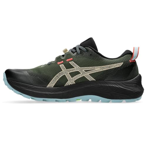 ASICS Men's Gel-Trabuco 12 Running Shoes, 7, SMOG Green/Feather Grey