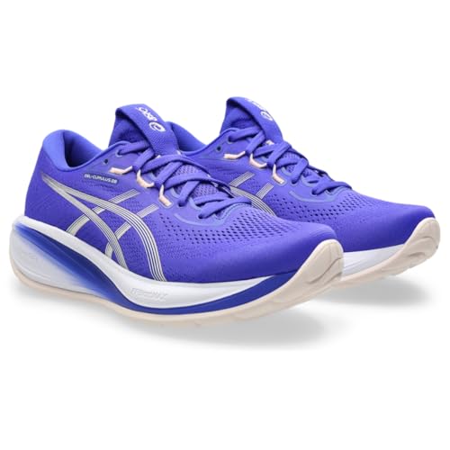 ASICS Women's Gel-Cumulus 28 Running Shoes, 9.5, Cobalt Burst/Ivory