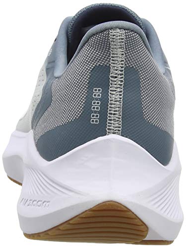 Nike Zoom Winflo 7, Men's Running Shoe, Photon Dust/White-Obsidian-Ozone Blue, 7.5 UK (42 EU)