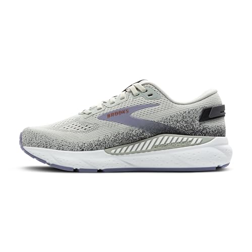 Brooks Women’s Ariel GTS 24 Supportive Running & Walking Shoe - Mercury/Ebony/Sweet Lavender - 7.5 Medium