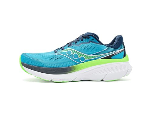 Saucony Men's Guide 19 Sneaker, Cobalt/Navy, 10.5