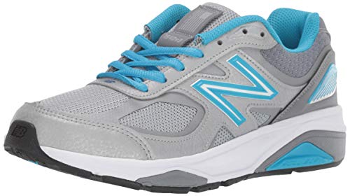 New Balance Women's Made in US 1540 V3 Running Shoe, Silver/Polaris, 6 M US