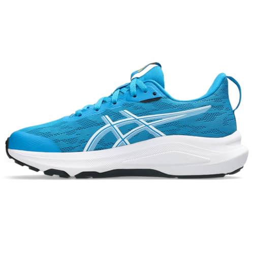 ASICS Kid's GT-1000 14 Grade School Running Shoes, 6.5, Aegean Blue/YAMABUKI