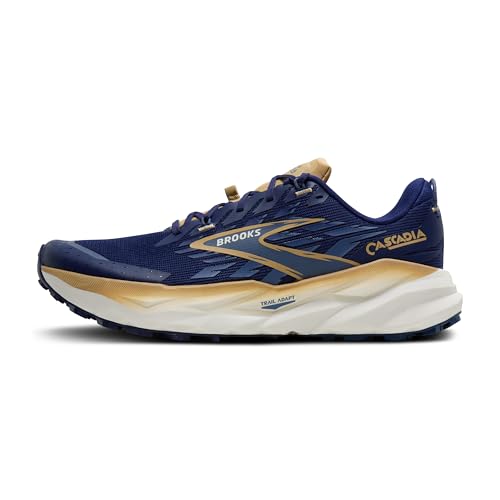 Brooks Men's Cascadia 19 Trainers, Beacon Blue Starfish Coconut, 10.5 US