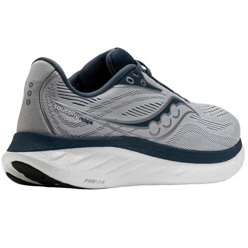 Saucony Men's Ride 18 Sneaker, Cloud/Dusk, 7