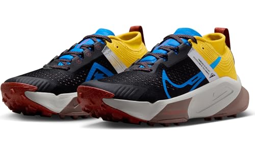 Nike Women's ZoomX Zegama Trail Running Shoes (Black/LT Photo Blue, 7.5) - alternate view 7