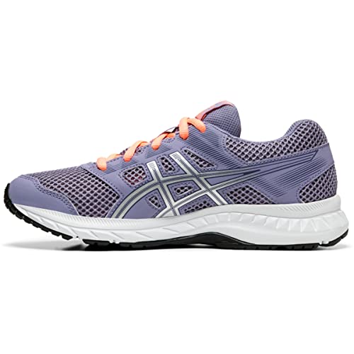 ASICS Kids Girl's Gel-Contend 5 (Big Kid) Ash Rock/Silver 6.5 Big Kid
