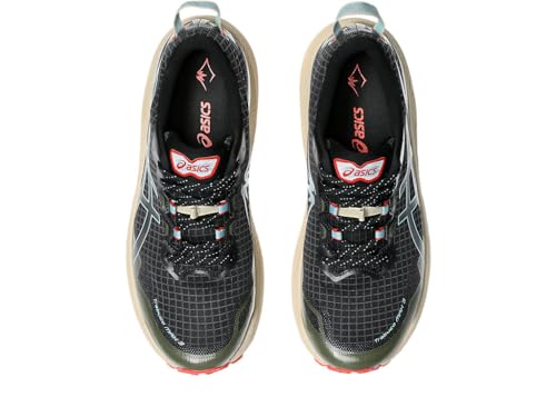 ASICS Men's Trabuco Max 3 Running Shoes, 7, Black/Smoke Blue