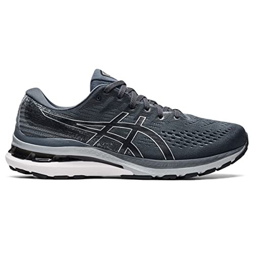 ASICS Men's Gel-Kayano 28 Running Shoes, 9.5, Carrier Grey/Black