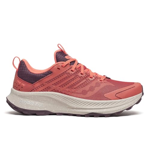 Saucony Women's Ride Tr2 Sneaker, Brick/Wine, 10