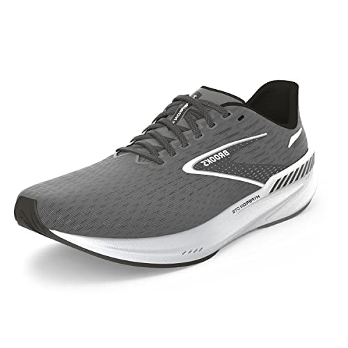 Brooks Men’s Hyperion GTS Supportive Running Shoe - Gunmetal/Black/White - 12 Medium