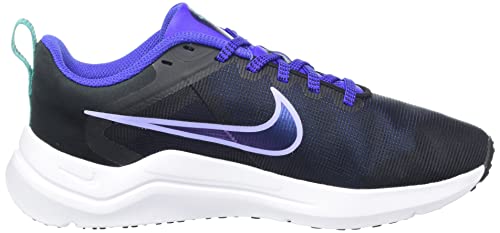 Nike Nike Downshifter 12 Womens Sneaker, Black/Lt Thistle-Lapis-White-Neptune Green, 5.5 US