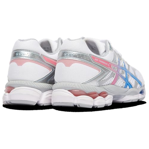ASICS Gel-Cumulus 16 - Men's Casual Running Shoes (White/Pure Silver/Blue) Size 9