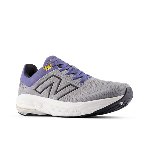 New Balance Men's Fresh Foam X 860 V14 Running Shoe, Slate Grey/Dream State/Ginger Lemon, 10.5 M
