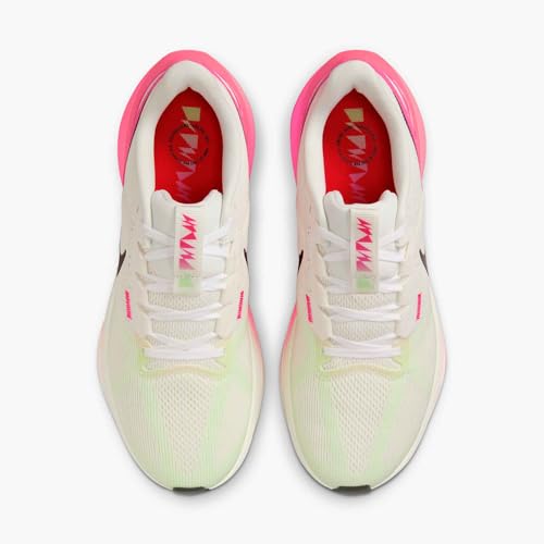 Nike Structure 25 Men's Road Running Shoes (IB7451-100, Sail/Hyper Pink/Bright Crimson/Sequoia) Size 11.5