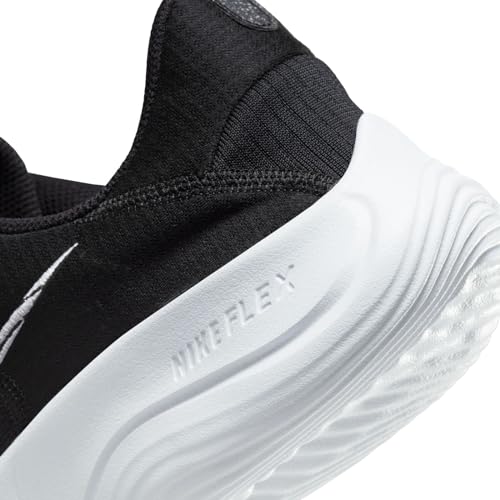 Nike Flex Experience Run 11 - Men's Trainers, Multicoloured - Black, White, 9