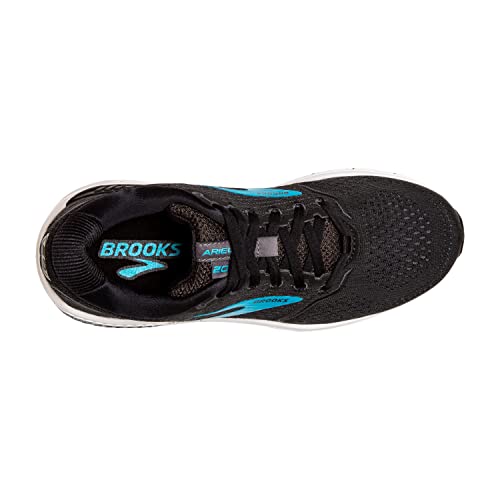 Brooks Women's Ariel '20 Running Shoe - Black/Ebony/Blue - 7 Medium