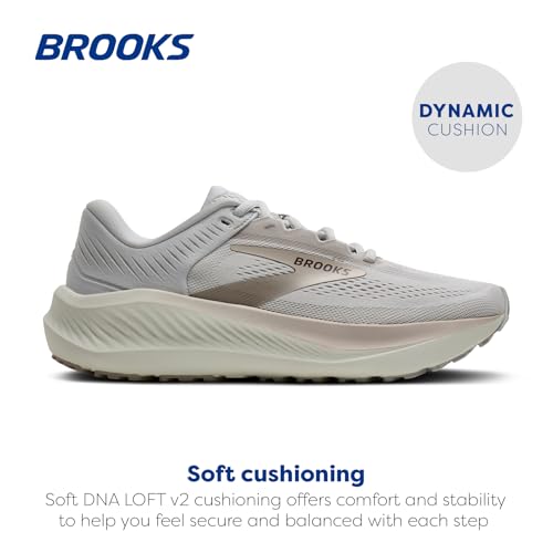 Brooks Women’s Anthem 8 Neutral Running Shoe - Antarctica/Chateau/Raisin - 7 Medium