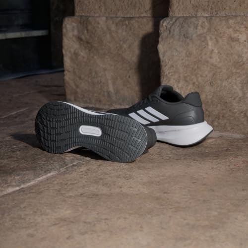 Adidas Women's Run Falcon 5, Black/White/Black, 7.5