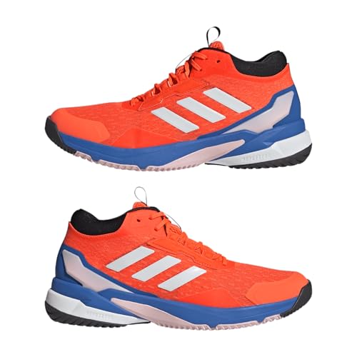 adidas Men's Crazyflight 6 Mid Top, Team Solar Orange/Zero Metallic/Bright Royal, 11.5