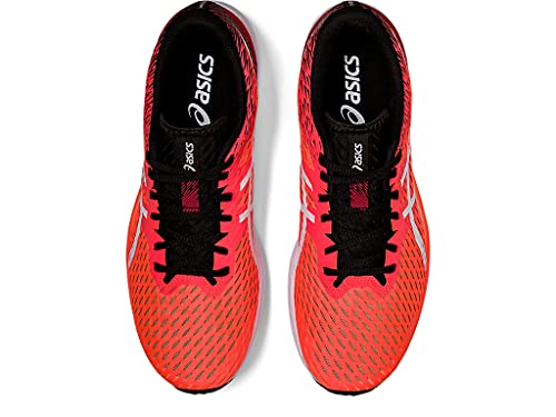 ASICS Men's Hyper Speed Running Shoes, 11, Sunrise RED/White