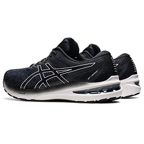 ASICS Men's GT-2000 10 Running Shoes, 7, Black/White
