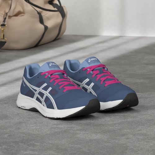ASICS Women's Gel-Contend 5 Running Shoes, 7M, Grand Shark/White
