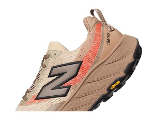 Men's New Balance Fresh Foam X Hierro v9 Trail Shoes in Desert Clay/Earth Shadow/Urgent Red alternate view 6