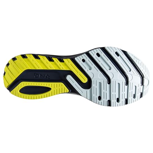 Brooks Men’s Launch 10 Neutral Running Shoe - Iris/Ballad Blue/Sulphur - 10.5 Medium