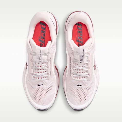 Nike Pegasus Premium Women's Road Running Shoes (Pearl Pink/Bright Crimson/Purple Dynasty/Team Crimson) Size 6