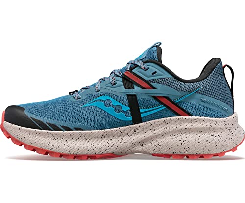 Saucony Women's Ride 15 Tr Trail Running Shoe, Mist/Ember, 8