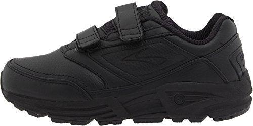 Brooks Women's Addiction Walker V-Strap Walking Shoe,Black,8.5 B