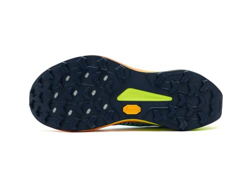 Saucony Men's Peregrine 16 Sneaker, Splash/Citron, 10.5