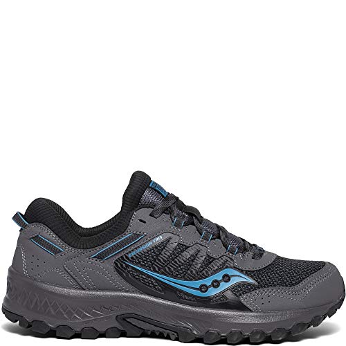 Saucony Men's Versafoam Excursion TR13 Trail Running Shoe, Charcoal/Blue, 11.5 M US