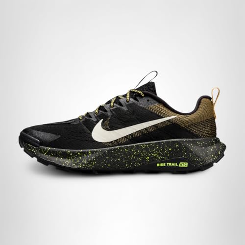 Nike Wildhorse 10 Men's Trail Running Shoes (Black/Peat Moss/Volt Ice/Phantom) Size 8 - alternate view 7