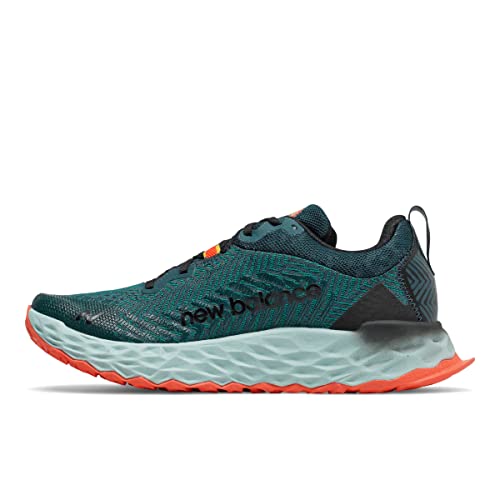 New Balance Men's Fresh Foam Hierro V6 Trail Running Shoe, Mountain Teal/Blaze, 12 Medium