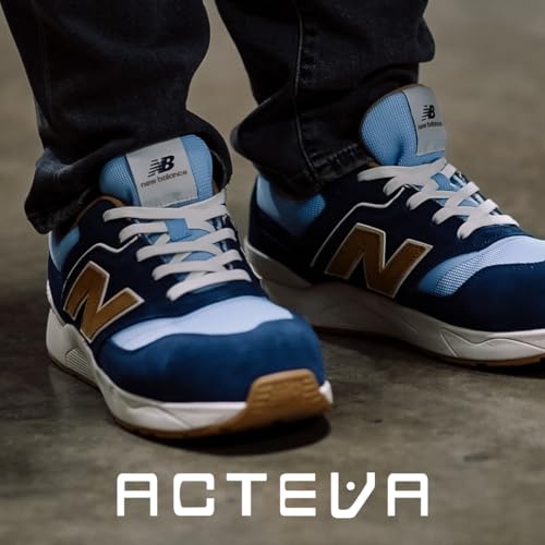 Men's New Balance Elite Lite Safety Work Shoes in Blue Coffee alternate view 2