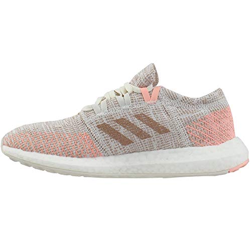 adidas K Pureboost Element White/Pearl/Org Gs Running 6.5