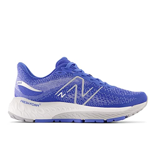New Balance Women's Fresh Foam X 880 V12 Running Shoes Bright Lapis/Light Aluminum 12 Wide