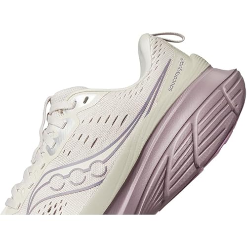 Saucony Women's Guide 18 Sneaker, Moon/Quail, 8