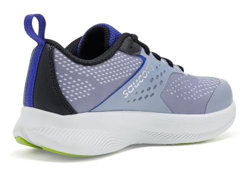 Saucony Ride Kdz Grey/Black/Blue 035 Width-M